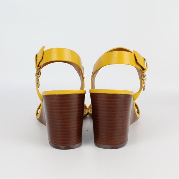 NEW Tory Burch Mini Benton Wedged Suede Sandals - Picture 12 of 16